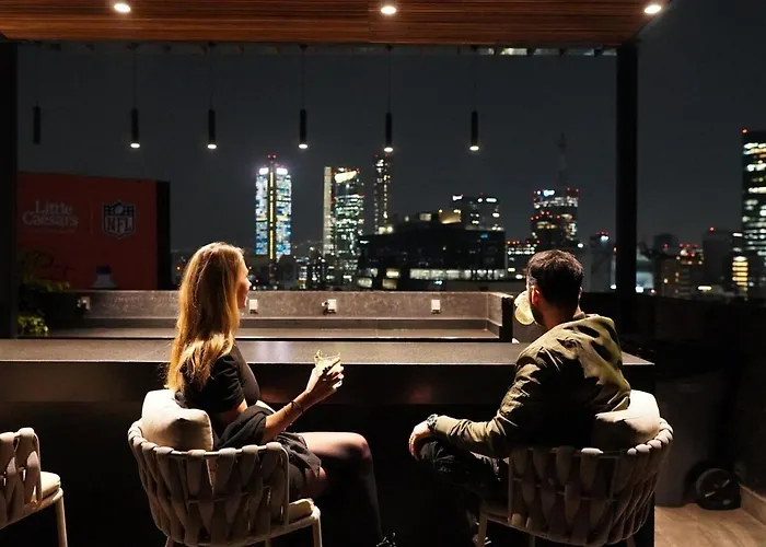 Apartamento Loft -skyline View- Rooftop Pool, Gym, Bbq & *