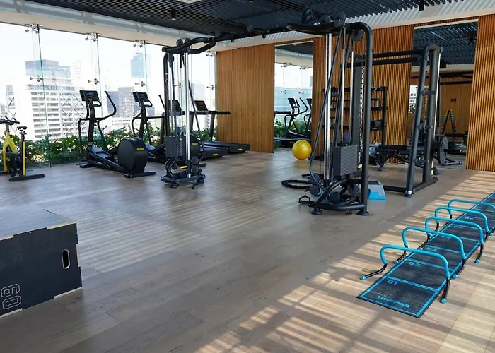 Loft -skyline View- Rooftop Pool, Gym, Bbq & Apartamento