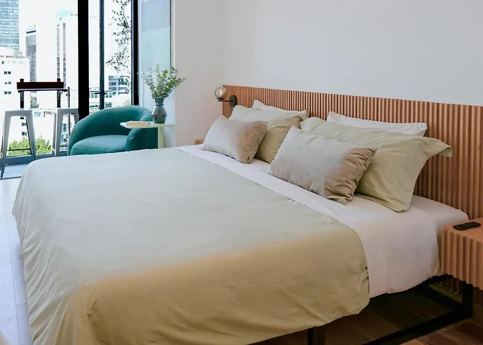 Apartamento Loft -skyline View- Rooftop Pool, Gym, Bbq & *