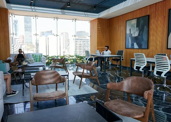 Loft -skyline View- Rooftop Pool, Gym, Bbq & Apartamento México DF